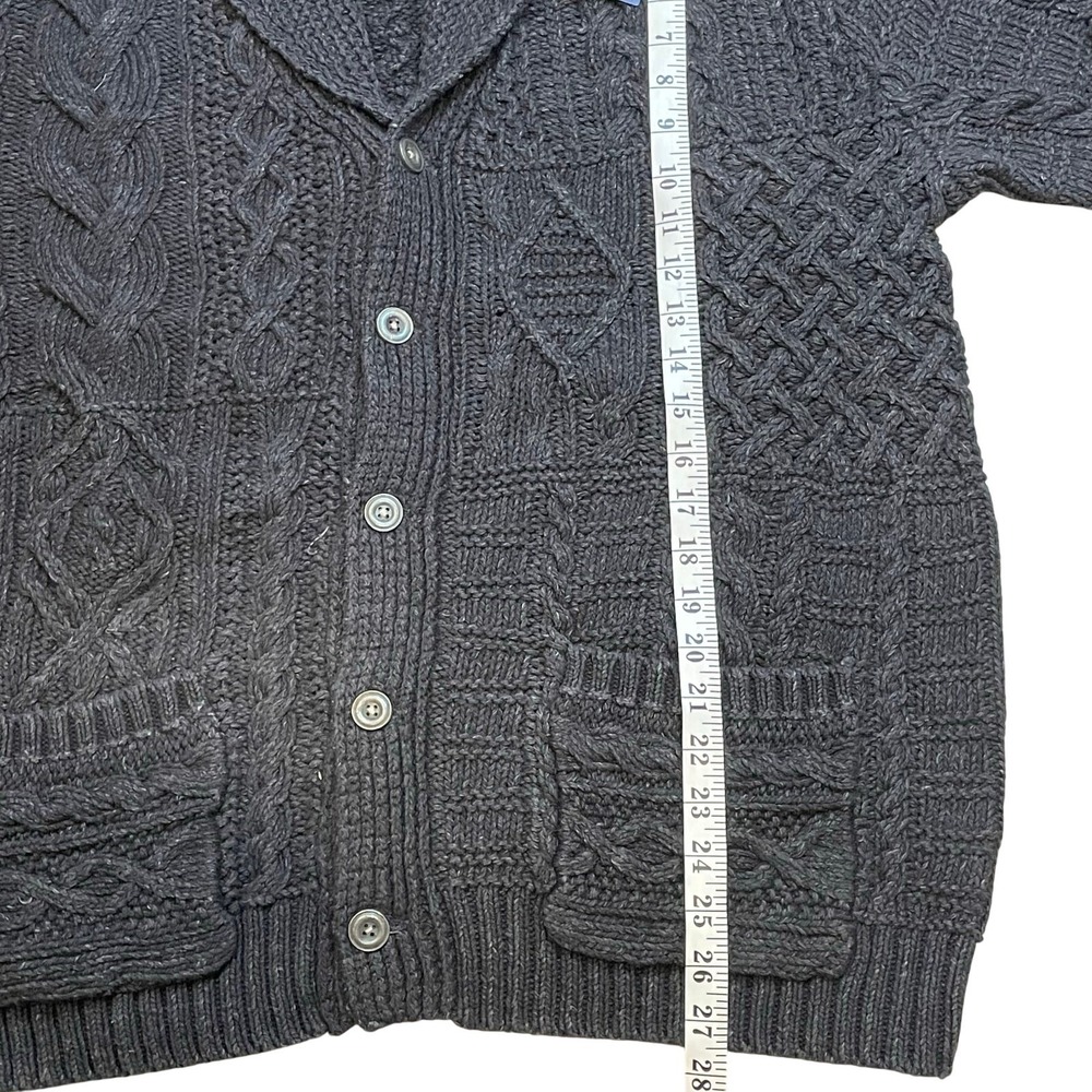 Polo Ralph Lauren Mens Cardigan Cable Knit Old Money Heritage Coastal XL Preppy - Picture 7 of 8